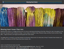 Tablet Screenshot of bleatinghearthaven.com